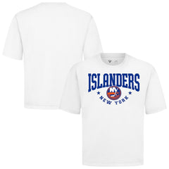 New York Islanders Levelwear Luxe Signature Knit T-Shirt - White - NHL 203844151