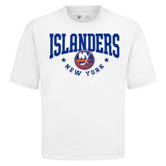 New York Islanders Levelwear Luxe Signature Knit T-Shirt - White - NHL 203844151