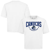 Vancouver Canucks Levelwear Luxe Signature Knit T-Shirt - White - NHL 203844157