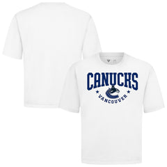 Vancouver Canucks Levelwear Luxe Signature Knit T-Shirt - White - NHL 203844157