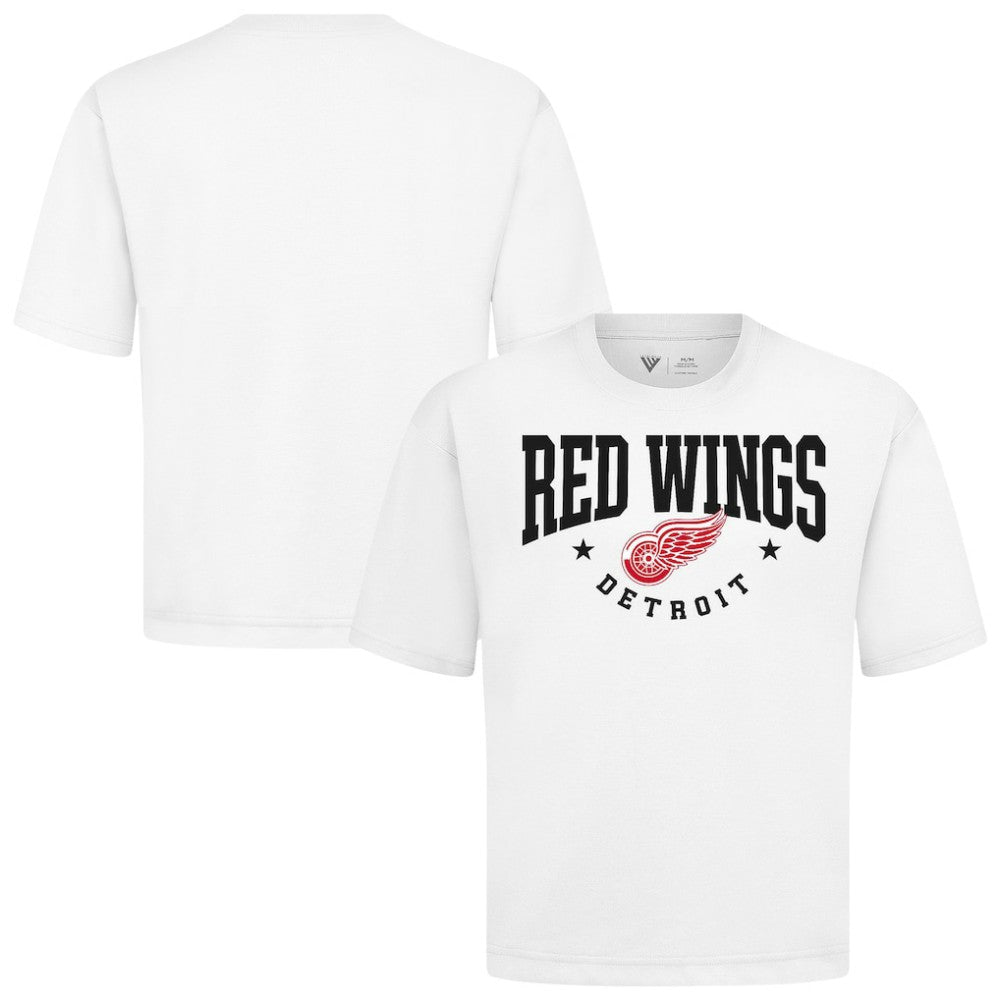 Detroit Red Wings Levelwear Luxe Signature Knit T-Shirt - White - NHL 203844161