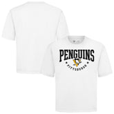 Pittsburgh Penguins Levelwear Luxe Signature Knit T-Shirt - White - NHL 203844167