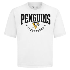 Pittsburgh Penguins Levelwear Luxe Signature Knit T-Shirt - White - NHL 203844167