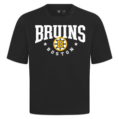 Boston Bruins Levelwear Luxe Signature Knit T-Shirt - Black - NHL 203844168