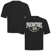 Nashville Predators Levelwear Luxe Signature Knit T-Shirt - Black - NHL 203844170