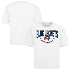 Columbus Blue Jackets Levelwear Luxe Signature Knit T-Shirt - White - NHL 203844172