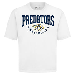 Nashville Predators Levelwear Luxe Signature Knit T-Shirt - White - NHL 203844174