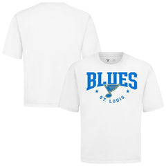 St. Louis Blues Levelwear Luxe Signature Knit T-Shirt - White - NHL 203844175