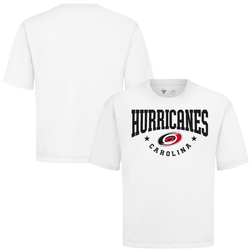 Carolina Hurricanes Levelwear Luxe Signature Knit T-Shirt - White - NHL 203844184