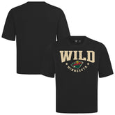 Minnesota Wild Levelwear Luxe Signature Knit T-Shirt - Black - NHL 203844185