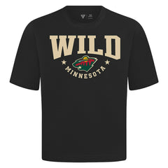 Minnesota Wild Levelwear Luxe Signature Knit T-Shirt - Black - NHL 203844185