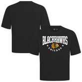 Chicago Blackhawks Levelwear Luxe Signature Knit T-Shirt - Black - NHL 203844186