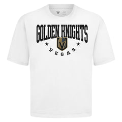 Vegas Golden Knights Levelwear Luxe Signature Knit T-Shirt - White - NHL 203844201