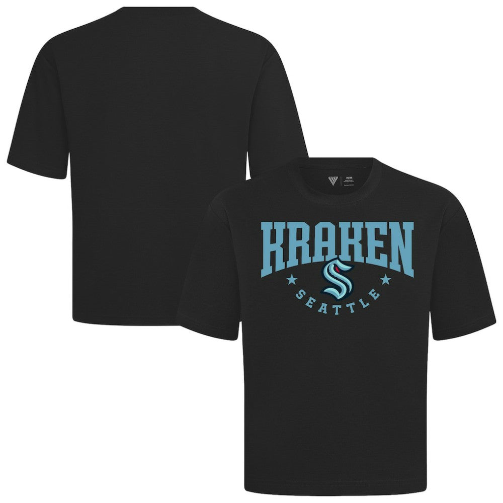 Seattle Kraken Levelwear Luxe Signature Knit T-Shirt - Black - NHL 203844204