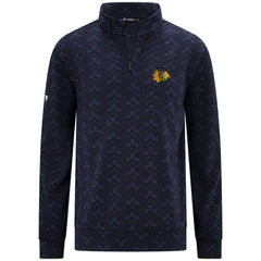 Chicago Blackhawks Levelwear Chameleon Quarter-Zip Sweatshirt - Navy - NHL 203844219