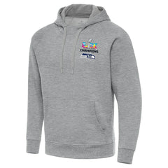 Seattle Seahawks Antigua Super Bowl LX Champions Victory Hoodie Heather Gray
