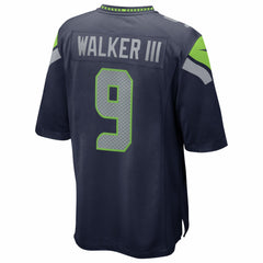 Nike Kenneth Walker III Seattle Seahawks Super Bowl LX Patch Game Jersey College Navy