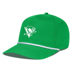 Pittsburgh Penguins Levelwear St. Patrick's Day Gambit Rope Adjustable Hat - Kelly Green - NHL 203846236