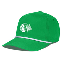 Chicago Blackhawks Levelwear St. Patrick's Day Gambit Rope Adjustable Hat - Kelly Green - NHL 203846239