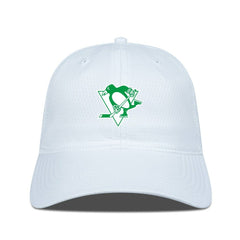 Pittsburgh Penguins Levelwear Matrix Patch Adjustable Hat - White - NHL 203846242