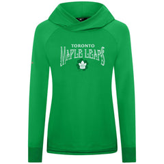 Toronto Maple Leafs Levelwear Women's St. Patrick's Day Slender Raglan Hoodie - Kelly Green - NHL 203846494