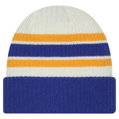 Buffalo Sabres New Era Vintage Cuffed Knit Hat - Cream/Royal - NHL 203847665