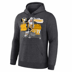 Sidney Crosby Pittsburgh Penguins Fresh Ice Hoodie - Charcoal - NHL 203847717