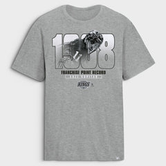 Anze Kopitar Los Angeles Kings Franchise Points Record T-Shirt - Gray - NHL 203849231
