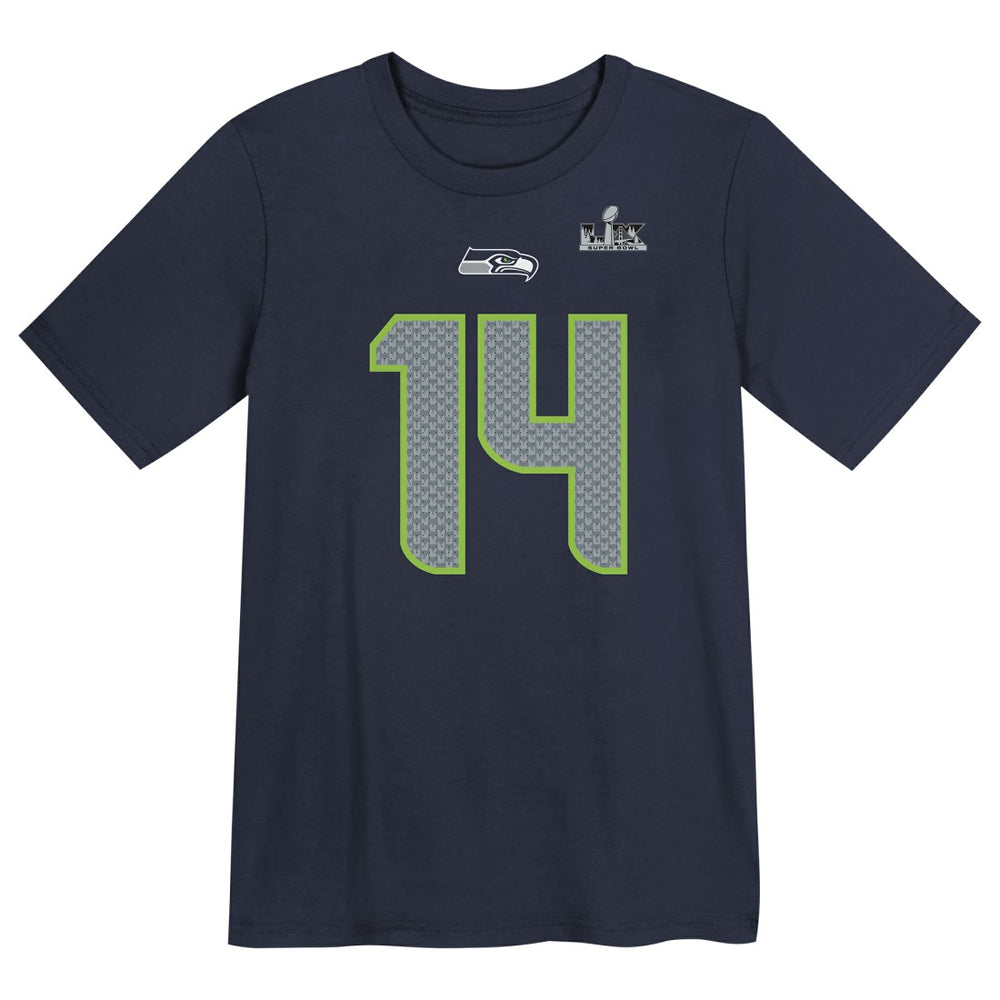 Nike Sam Darnold Seattle Seahawks Preschool Super Bowl LX Name & Number T-Shirt College Navy