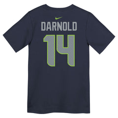 Nike Sam Darnold Seattle Seahawks Preschool Super Bowl LX Name & Number T-Shirt College Navy