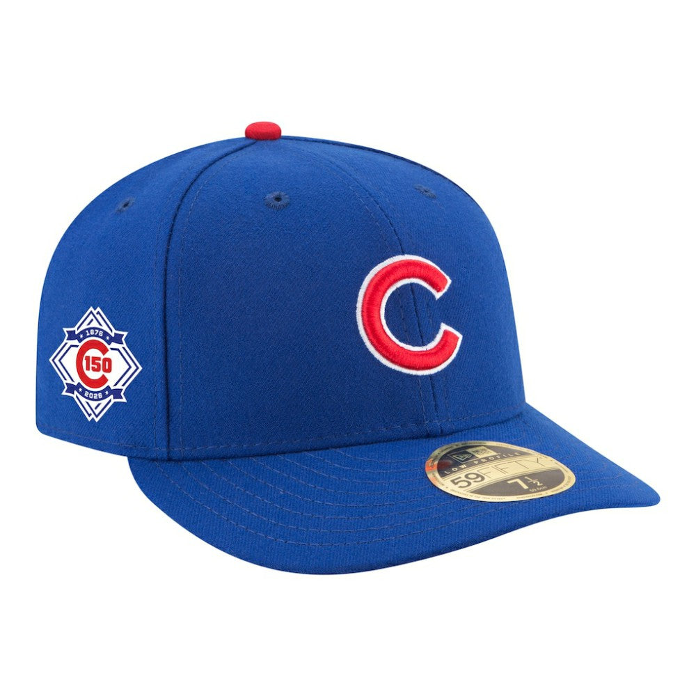 Chicago Cubs New Era 150th Anniversary Low Profile 59FIFTY Fitted Hat - Royal - New Era Discount
