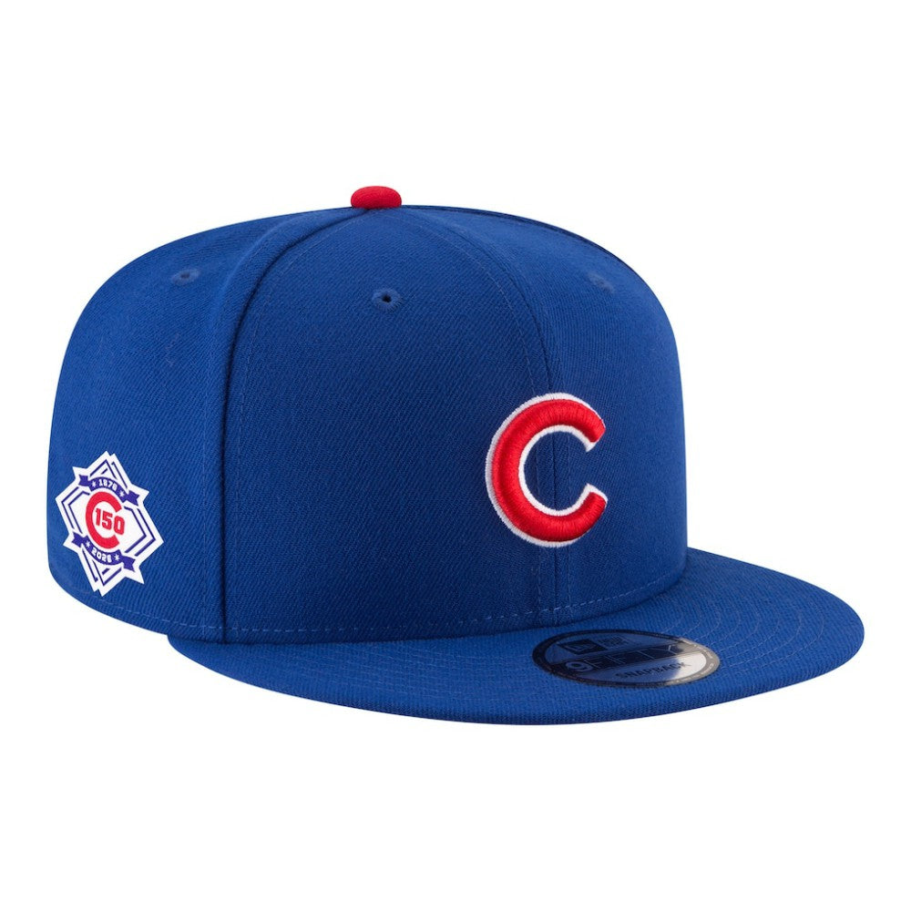 Chicago Cubs New Era 150th Anniversary 9FIFTY Snapback Hat - Royal - New Era Sale