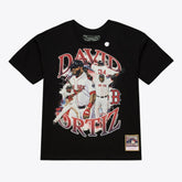 David Ortiz Boston Red Sox Mitchell & Ness Legendary Collage Player T-Shirt - Black - Mitchell & Ness Lifestyle