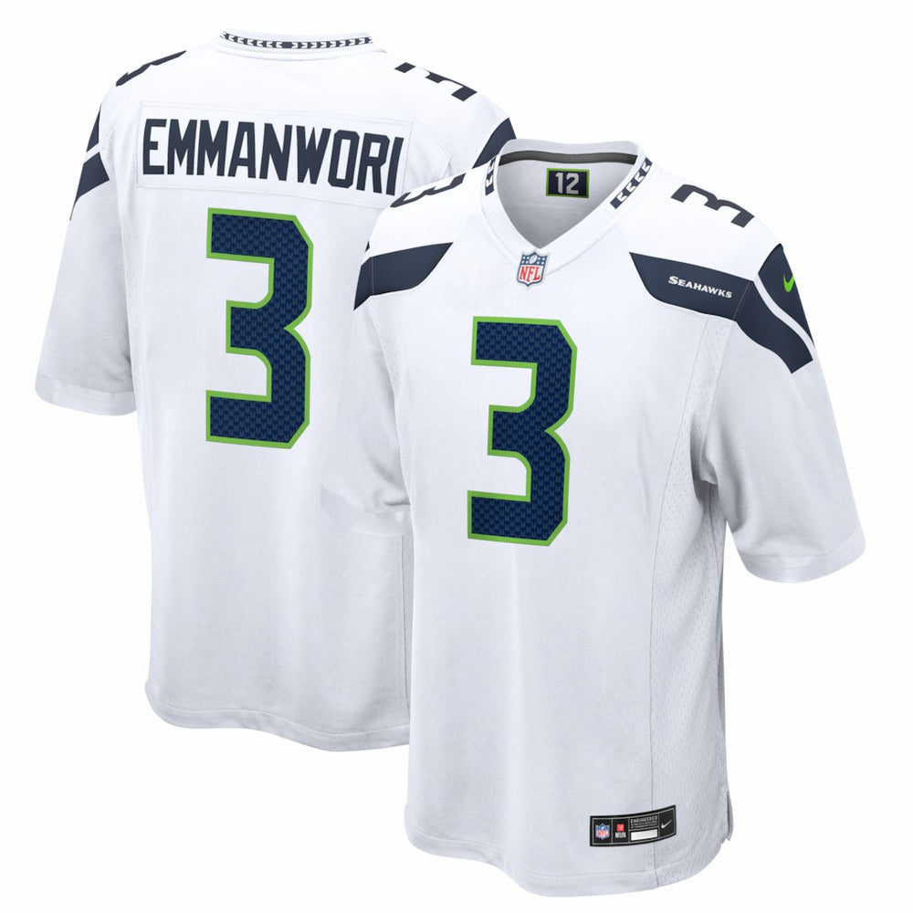 Nike Nick Emmanwori Seattle Seahawks Game Jersey White