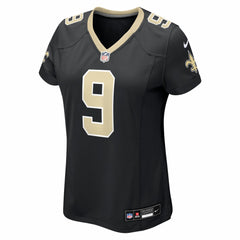 Nike Drew Brees New Orleans Saints Women's Team Game Jersey Black