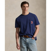 Red Sox Polo Ralph Lauren T-Shirt - Navy - MLB on Sale