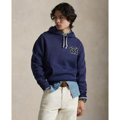 Yankees Polo Ralph Lauren Fleece Hoodie - Navy - MLB Online