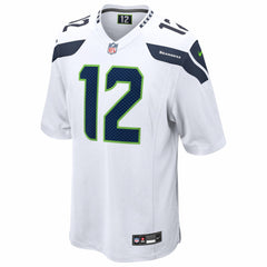 Nike 12s Seattle Seahawks Game Jersey White