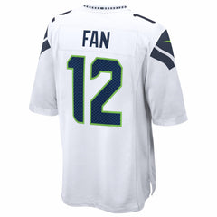 Nike 12s Seattle Seahawks Game Jersey White