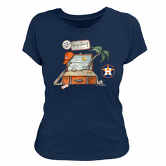 Houston Astros Tiny Turnip Women's 2026 Spring Training T-Shirt - Navy - MLB on Sale