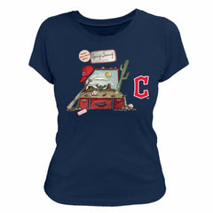 Cleveland Guardians Tiny Turnip Women's 2026 Spring Training T-Shirt - Navy - MLB Online