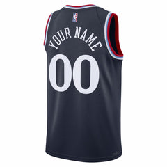 LA Clippers Unisex Swingman Custom Jersey Icon Edition Navy | Nike discount