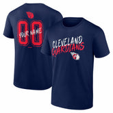 Cleveland Guardians Hustle Personalized Name & Number T-Shirt - Navy - MLB Online