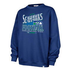47 brand Seattle Seahawks '47 Women's Regional Oversized Sweatshirt College Navy