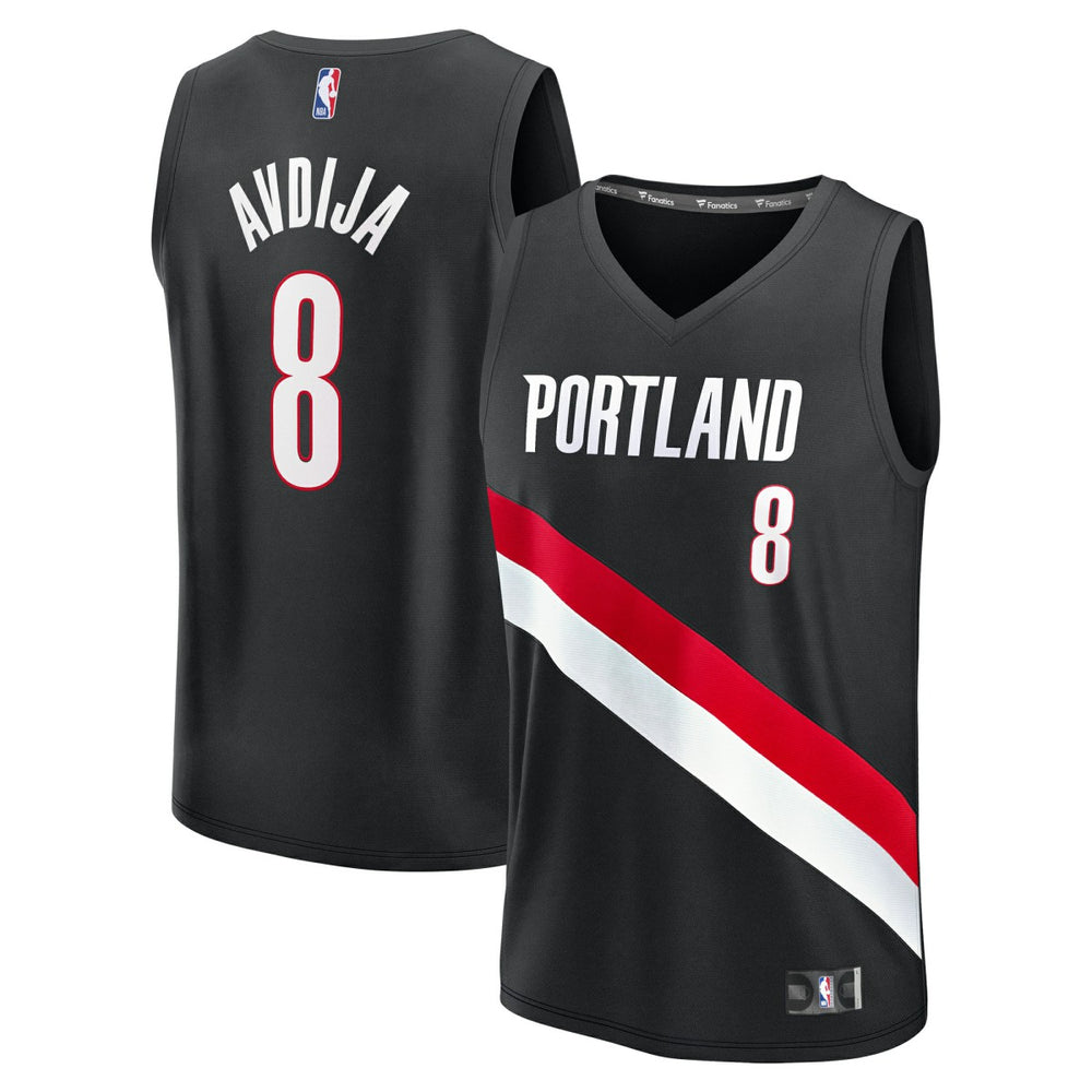 Deni Avdija Portland Trail Blazers Fast Break Replica Jersey Icon Edition Black | Fanatics outlet