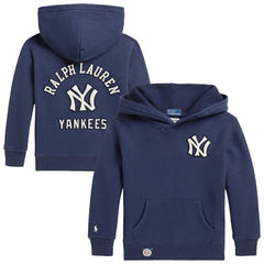 Yankees Polo Ralph Lauren Preschool Fleece Hoodie - Navy - MLB on Sale