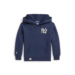 Yankees Polo Ralph Lauren Preschool Fleece Hoodie - Navy - MLB on Sale