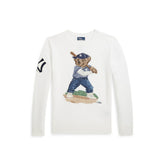 Yankees Polo Ralph Lauren Youth Sweater - White - MLB Lifestyle