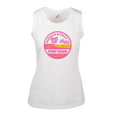 Washington Nationals Levelwear Women's Macy Spring Training Badge Bold Tank Top - White - MLB Lifestyle