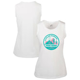 Cleveland Guardians Levelwear Women's Macy Spring Training Badge Bold Tank Top - White - MLB Sale